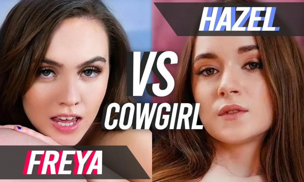 Hazel Moore and Freya Parker in Cow Girl Compilation - 60 FPS 3D VR Video (UHD 4K)