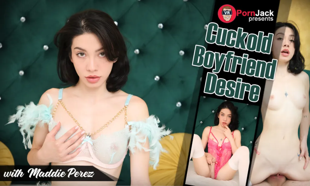 Maddie Perez in Brunette Stockings Cowgirl and Reverse Cowgirl