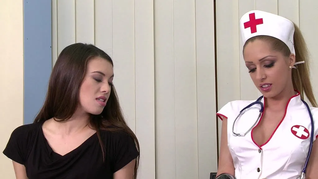 Tiffany Doll & Melanie Gold: Fisting Session - Rough Lesbian BDSM with Nurse