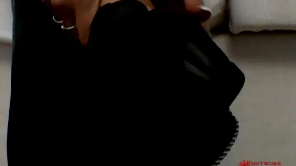 Satin Bloom - Czech Brunette with Tattoo and Trimmed Pussy in Indoor Gonzo Scene