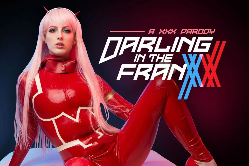 Alex Harper's Intimidating Zero Two Blowjob & Fingering Session in VR