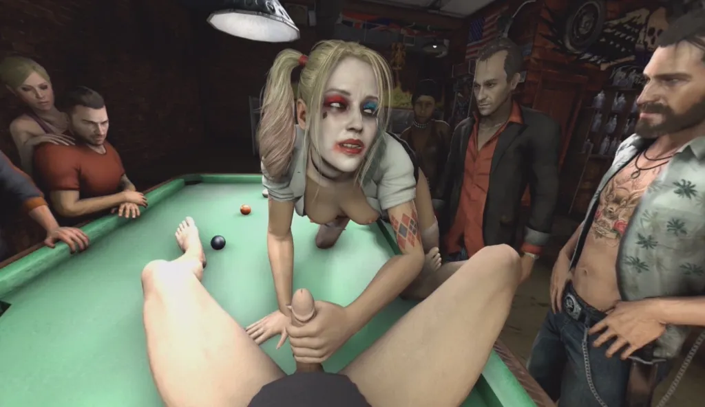 Harley Quinn's Surprise Blowjob (VR, POV, 180°, HD)