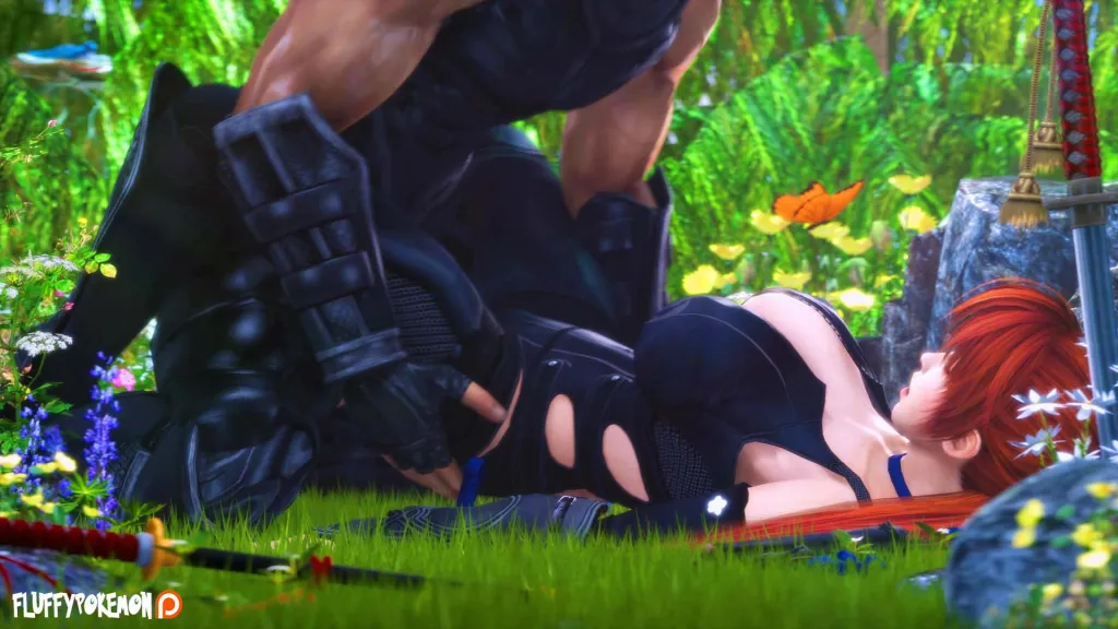 Kasumi's Sexy Missionary in HD Hentai (Brunette, 180deg VR)