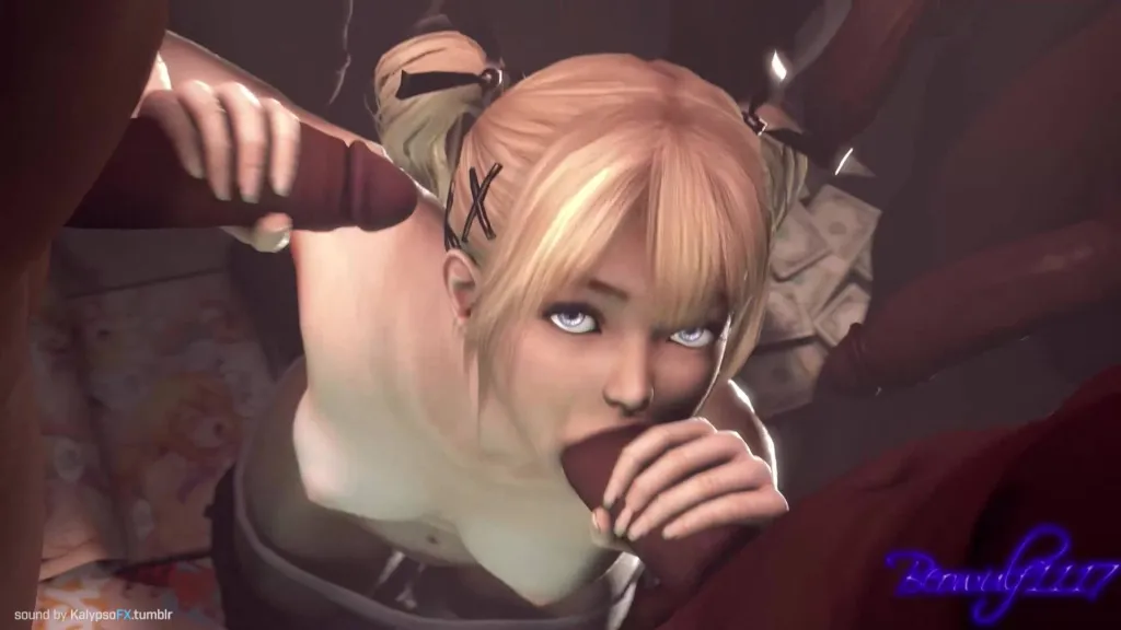 Marie Rose in 180\u00b0 VR Binaural Sound 3D Animation
