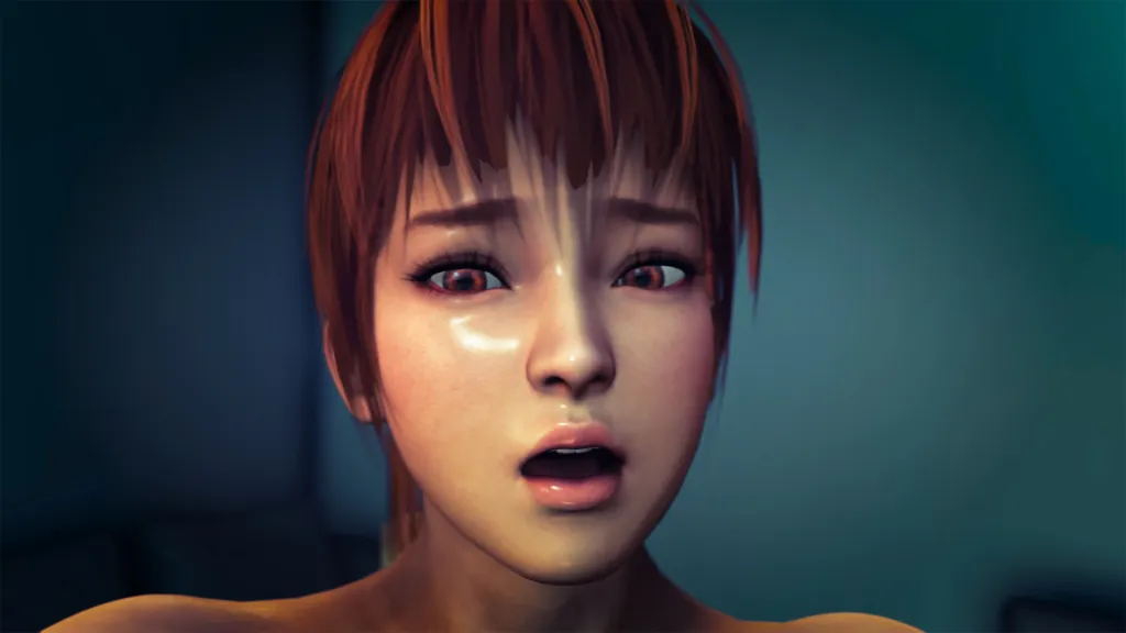 Kasumi's Impressive Movie Night: Brunette Nude in VR Cowgirl Scene