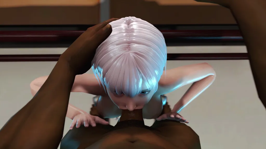 Luna's VR Blowjob: Fierce Fighter Turned Sexual Surrender