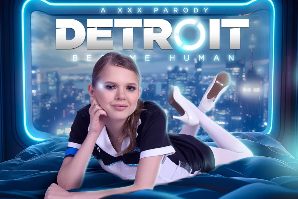Coco Lovelock in Detroit: Becoming Human A XXX Parody - 8K VR Cosplay Blowjob Scene with Android
