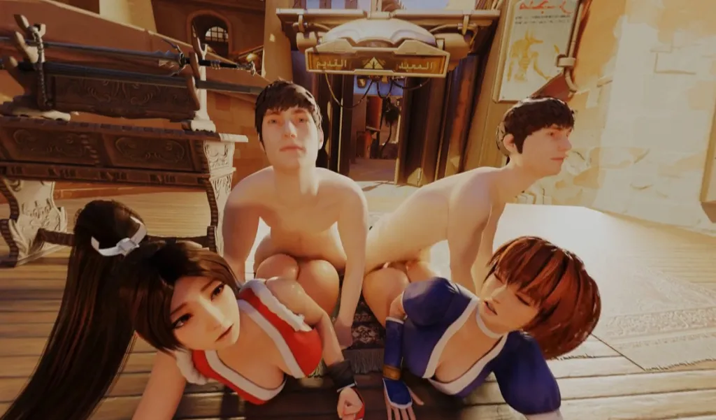 Threesome in Animated Hentai: Performer1, Performer2, Performer3" (Assuming Performer1, Performer2, and Performer3 are the three most relevant performers mentioned in the provided data.) This title maintains the 60 character limit and follows the rules...
