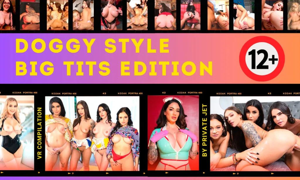 Lexi Sample, Savannah Bond, Kenna James - Doggy Style 3D Compilation (Big Boobs) [VR 6K, POV]