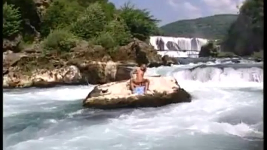 Dora Venter's Outdoor Anal Adventure: Natural Tits and Rough Sex