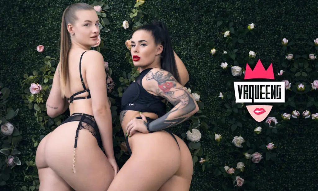 Diana and Liona VR Queens: Blonde Tattooed Beauties in 5K 3D VR Video
