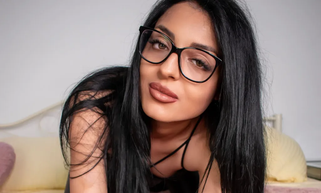 Ebony Eighteen's Passionate Solo Session in 180° VR - Brunette with Tattoo and Small Tits
