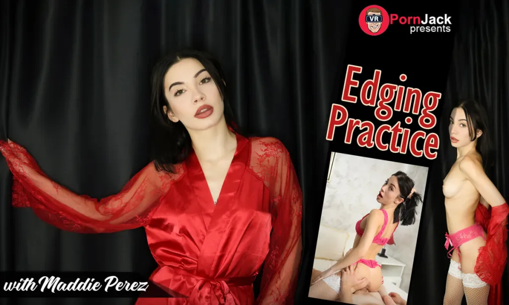 Maddie Perez and Poison in Brunette Stockings: 180° Brunette Stockings POV with Maddie Perez and Poison