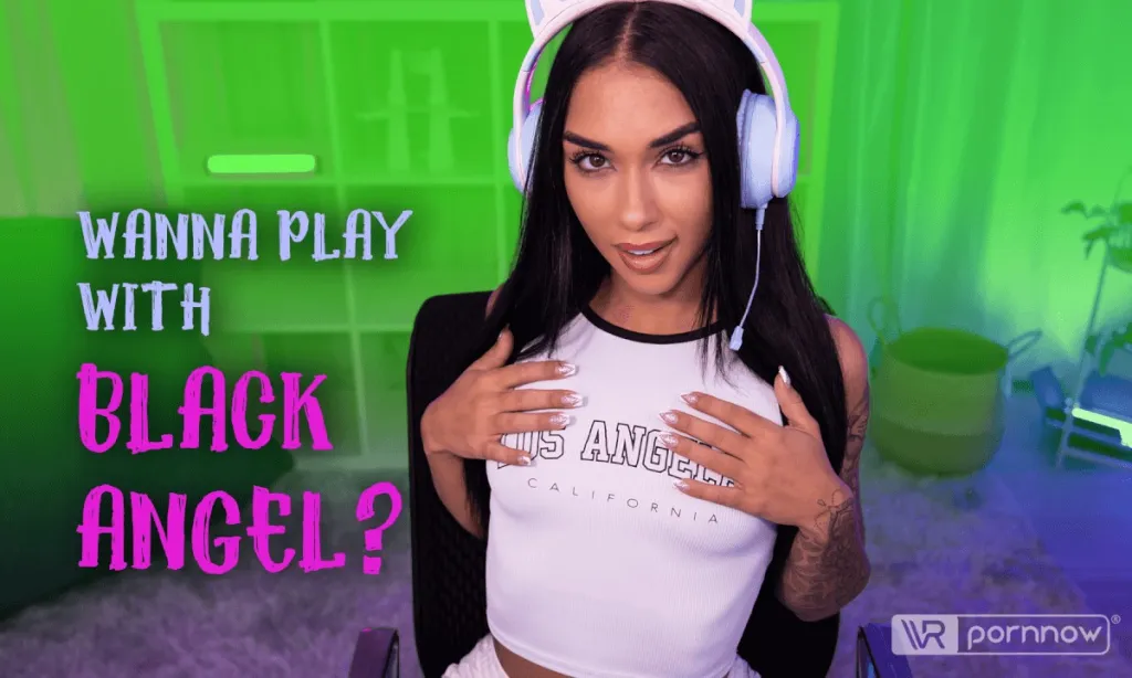 Black Angel A and Lando Ryder in Explicit Moments: Brunette Brunette Brunette (VR, 180°, 6K)