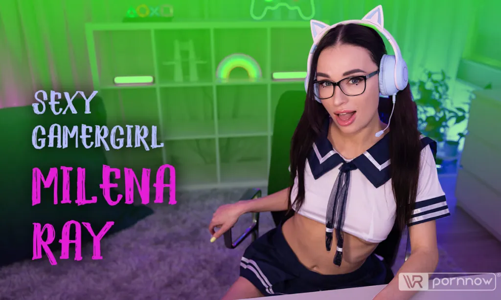 Milena Ray's Forgotten Webcam: Brunette Brunette Brunette - 180° POV in 4K