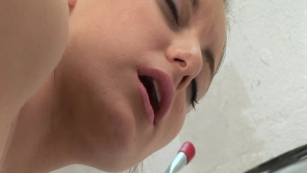 Michelle's Hairy Solo Anal Performance with Dildo