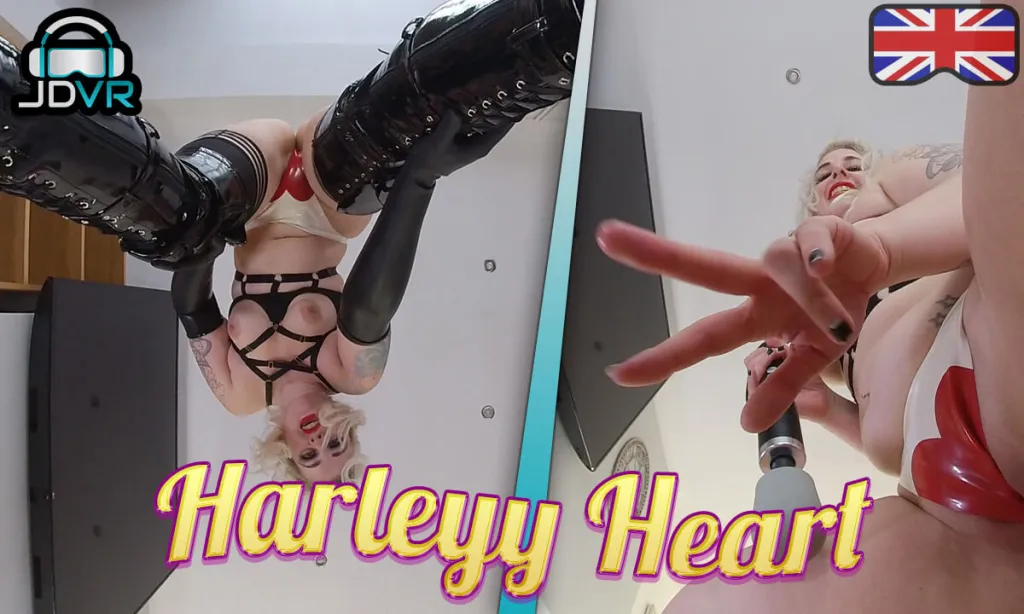 Face-sitting with Harleyy Heart in 60 FPS 180° VR (Blonde, Tattooed Domme)