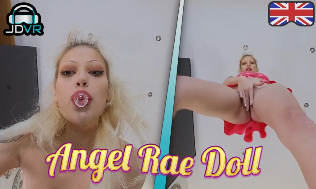 Angel Rae Doll's Pov Fingering & Spit Session in HD