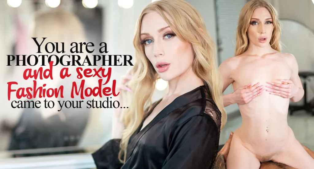 Emma Starletto's Blonde Grenade: Blowjob, Doggy Style, Cowgirl (VR, HD, Binaural Sound)