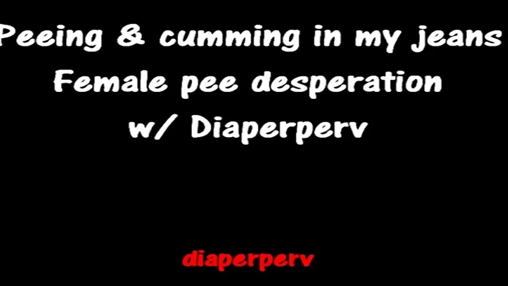 Diaperperv's Surprising Piss Roleplay: Skinny Jeans Mishap