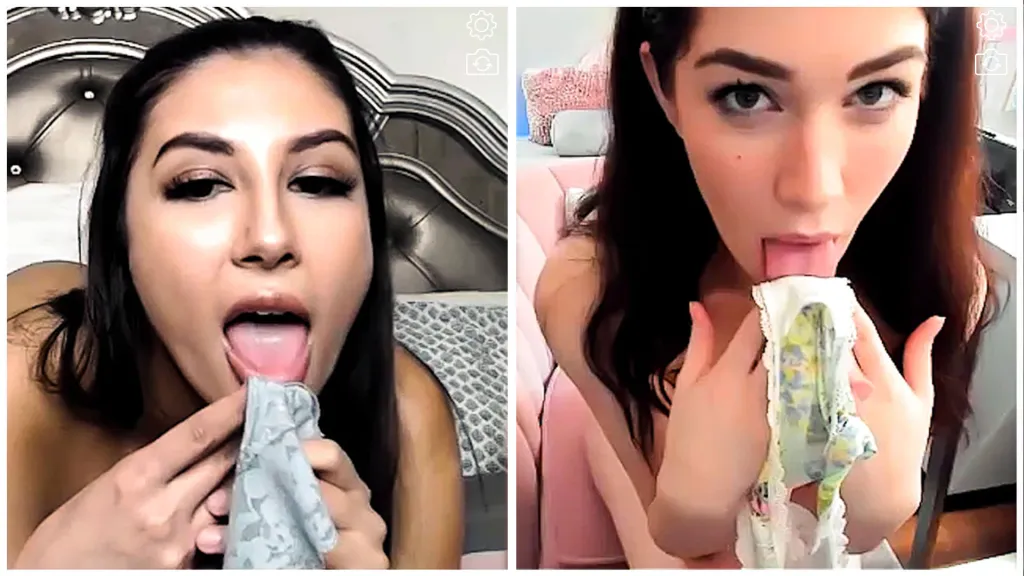 Evelyn Claire & Gianna Dior - Brunette Masturbation Scene (HD)