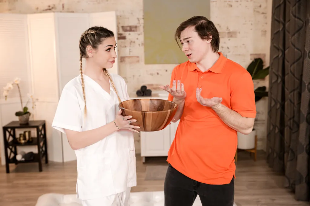 Delilah Day & Anthony Pierce: Sensual Massage Turns Intimate