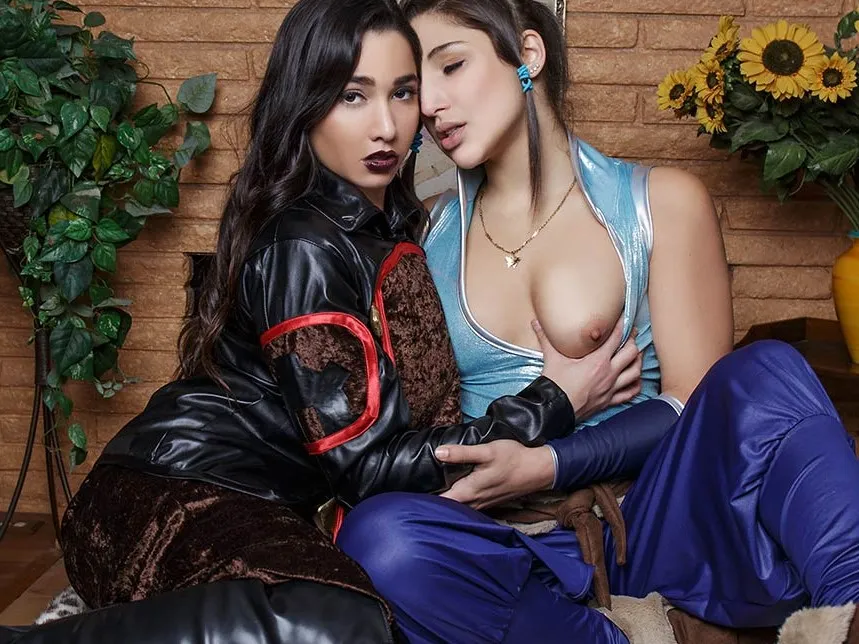 Abella Danger & Karlee Grey in Korrasami's Lesbian Adventure - HD VR Pussy Licking, Strap-on Sex