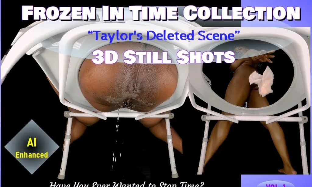 Ebony VR Solo: Frozen In Time - Taylor, Big Ass, Amateur Pissing Compilation (VR, 4K, 60 FPS)