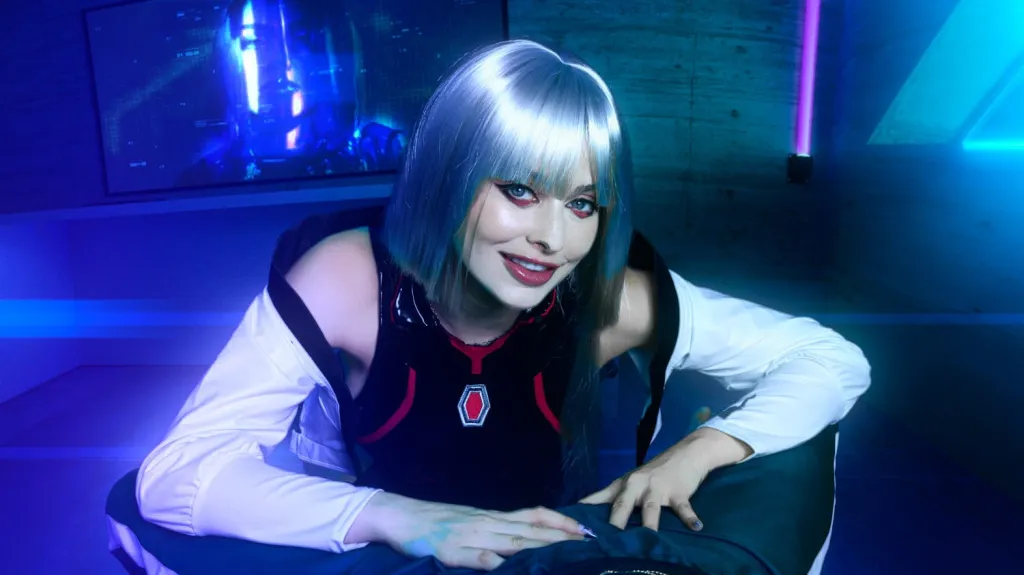 Jewelz Blu's Cyberpunk Edgerunners Blowjob & Sex Scene - HD 60 FPS VR