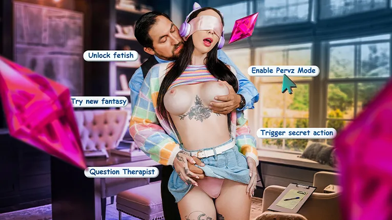 Indica Marie's Confident Seduction with Juan Largo - Blindfolded Blowjob and Cowgirl