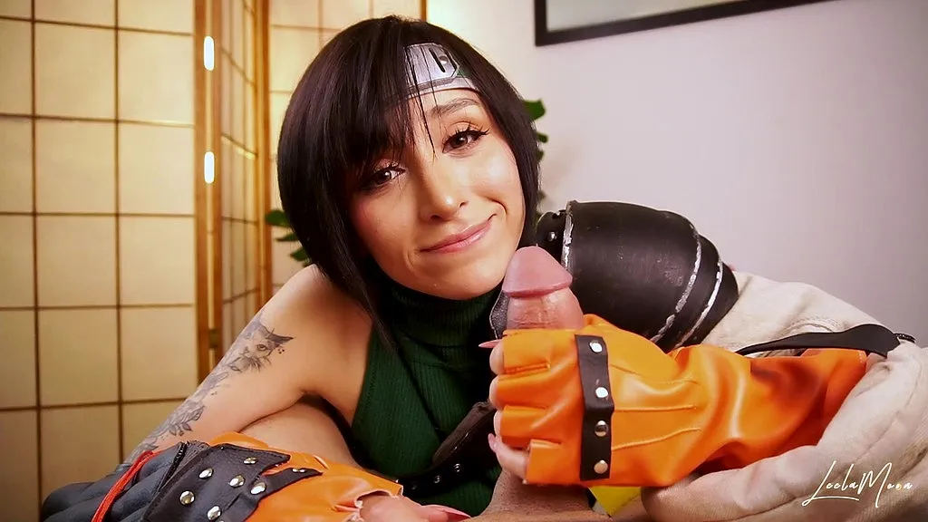Yuffie from Final Fantasy (performers: Unknown) - Cosplay Step Sibling Blowjob