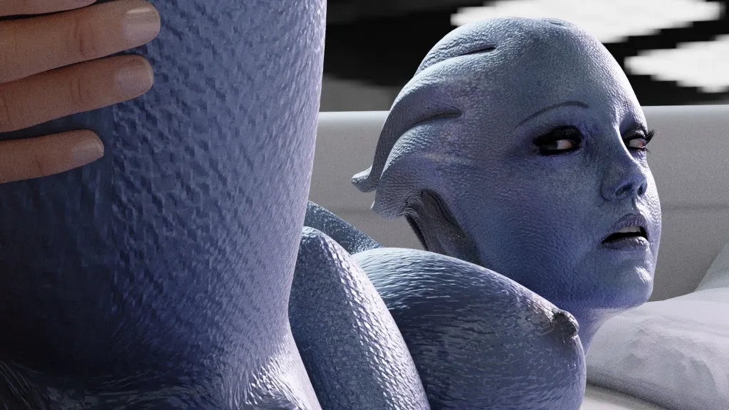Liara T'Soni's 3D Animated VR Futanari HD Experience