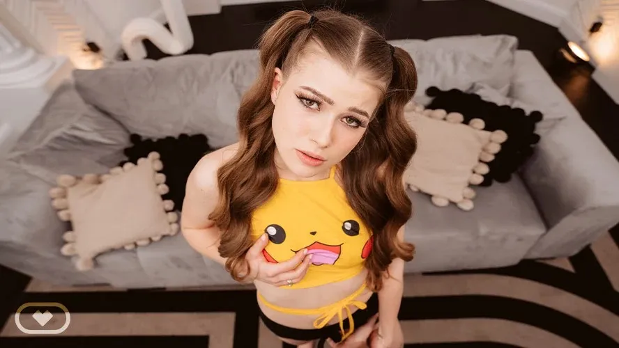 Olivia Sparkle's Immersive VR Sex Experience: Doggy Style, Cowgirl, & Blowjob
