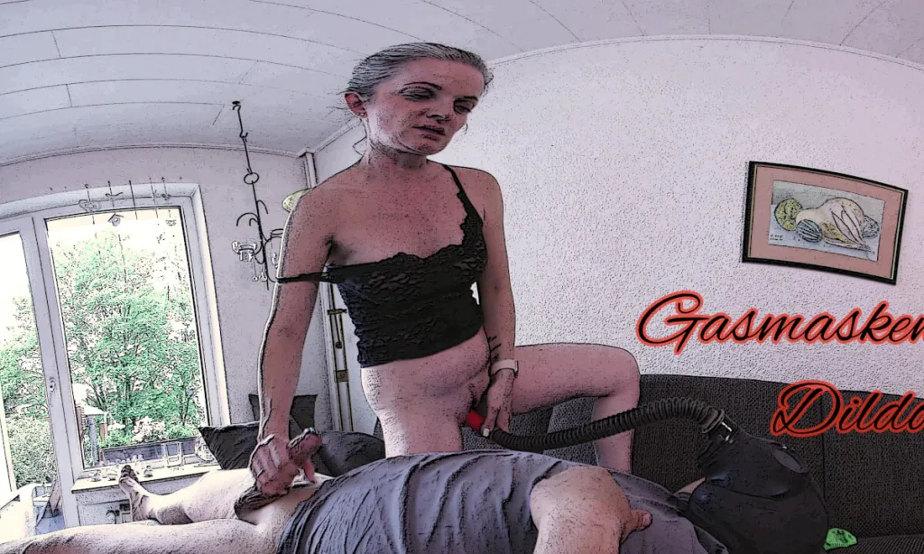 Mature German Female Domination: Footjob with Performer Names (Redacted), 4K 180° VR
