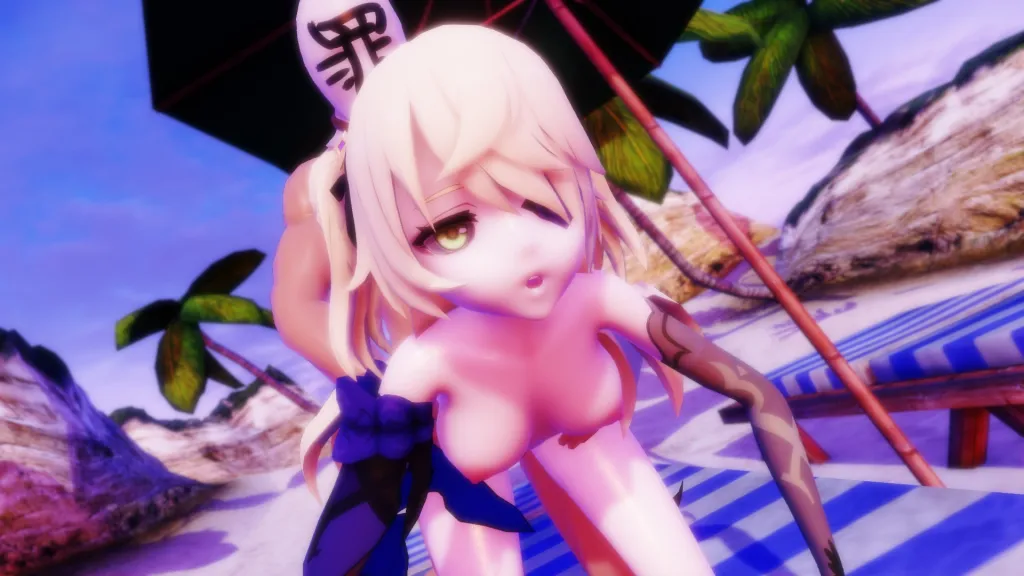 Fischl's Hentai Doggy Style VR Video - POV, 180°, 60 FPS