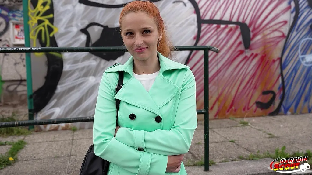 Redhead Teen Squirts in Casting Video