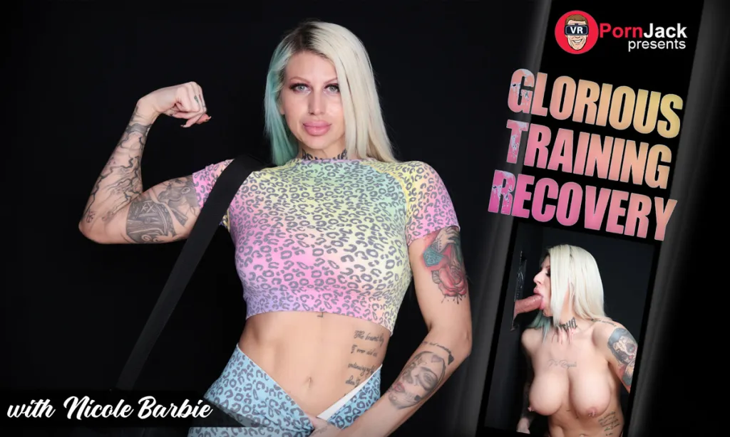 Nicole Barbie's Big Boobs Cum in Mouth 180° VR Video (60 FPS, 4K)