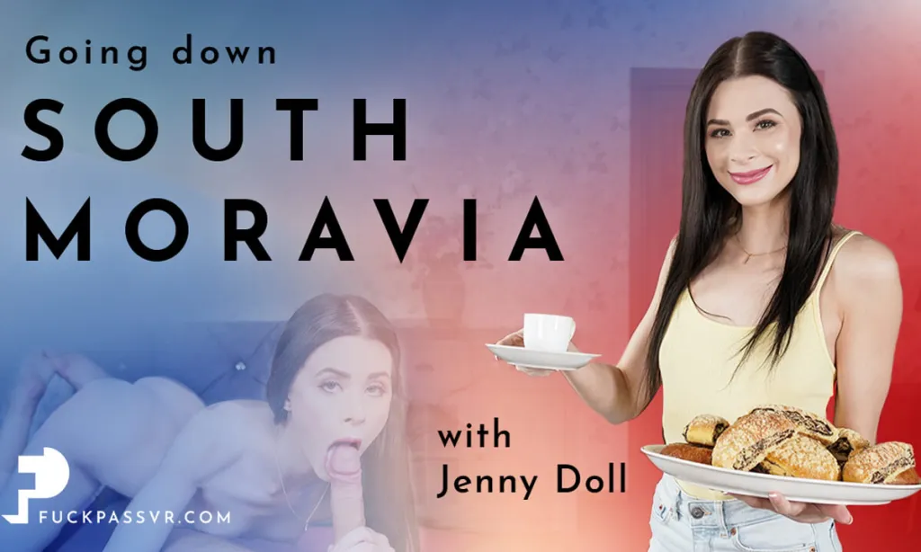 Jenny Doll & Jason X: Czech Welcome - VR 180°, 60 FPS, Small Tits Czech Girl Blowjob