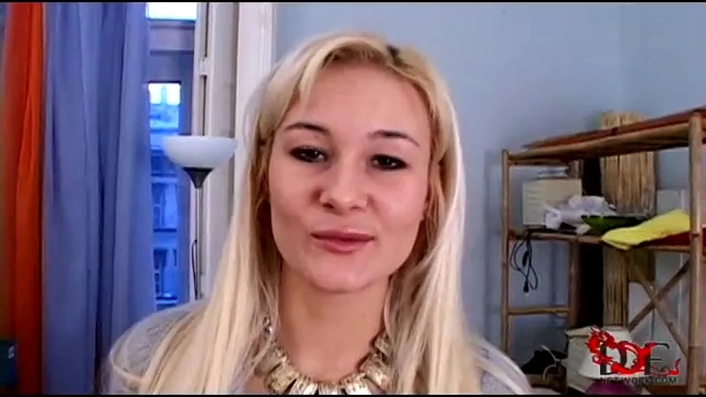 Anna: Russian Blonde in Green Eyes Indoor Solo