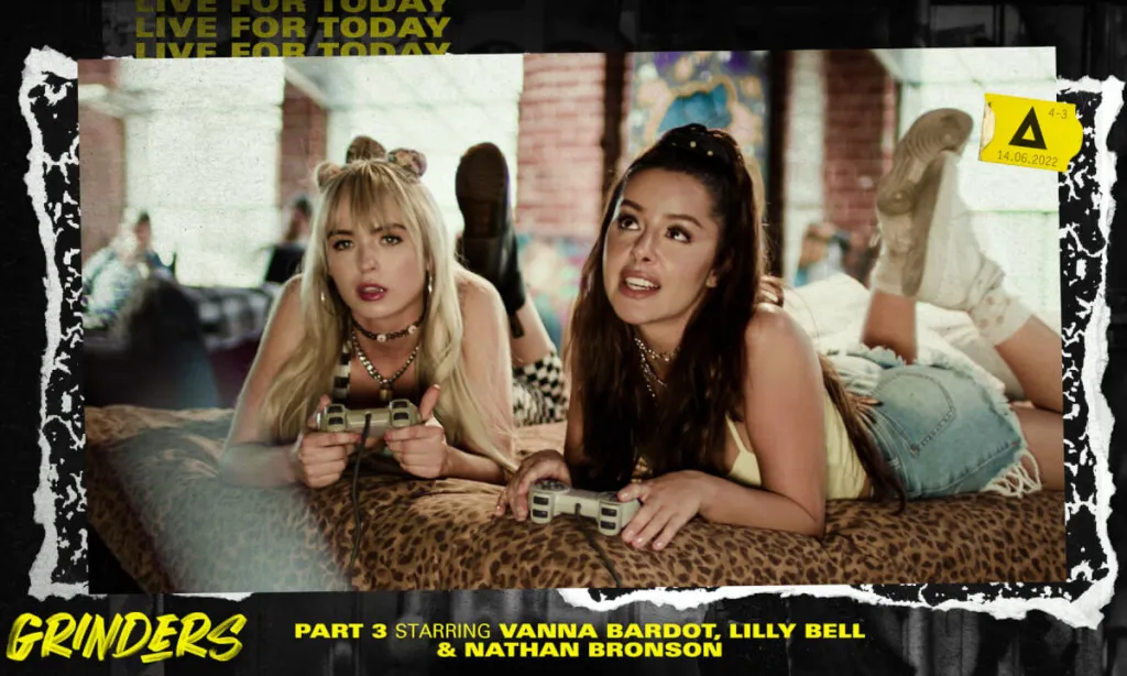 Vanna Bardot, Lilly Bell & Nathan Bronson in 'Paul's Going Away Party' - Erotic Threesome Scene