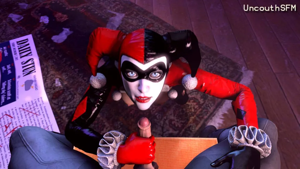 Harley and Batman in 180° VR Binaural Sound GONZO Video