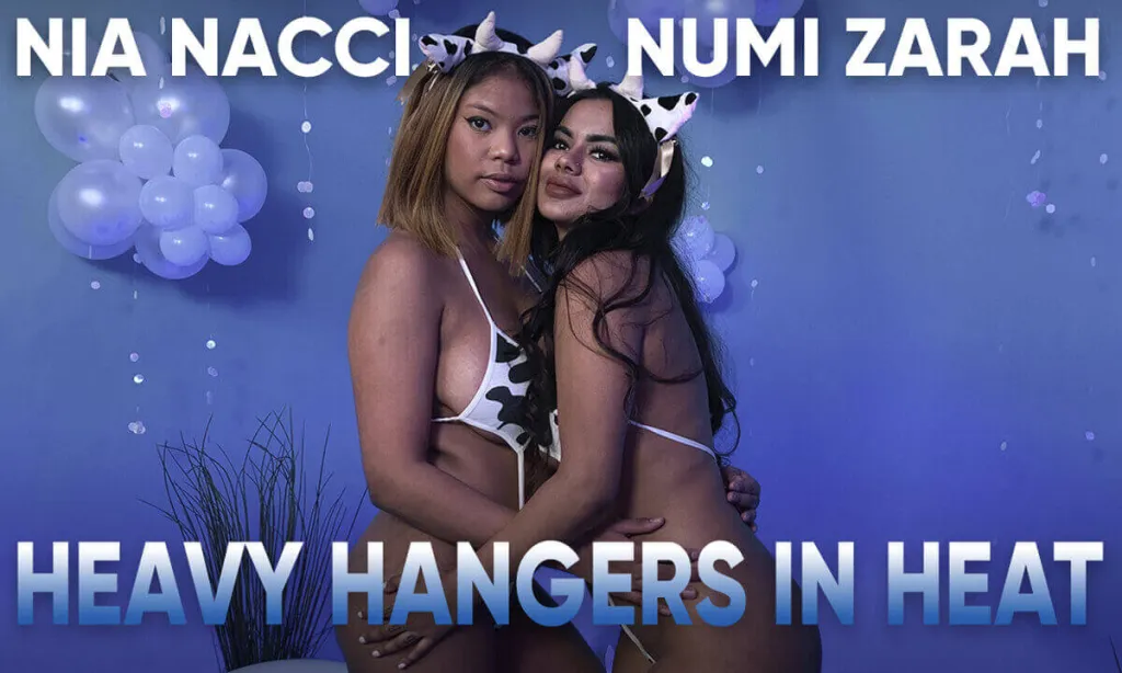 Nia Nacci, Numi Zarah, Jay Romero in Heavy Hangers in Heat - MFF Threesome in 3D UHD (4K) & VR