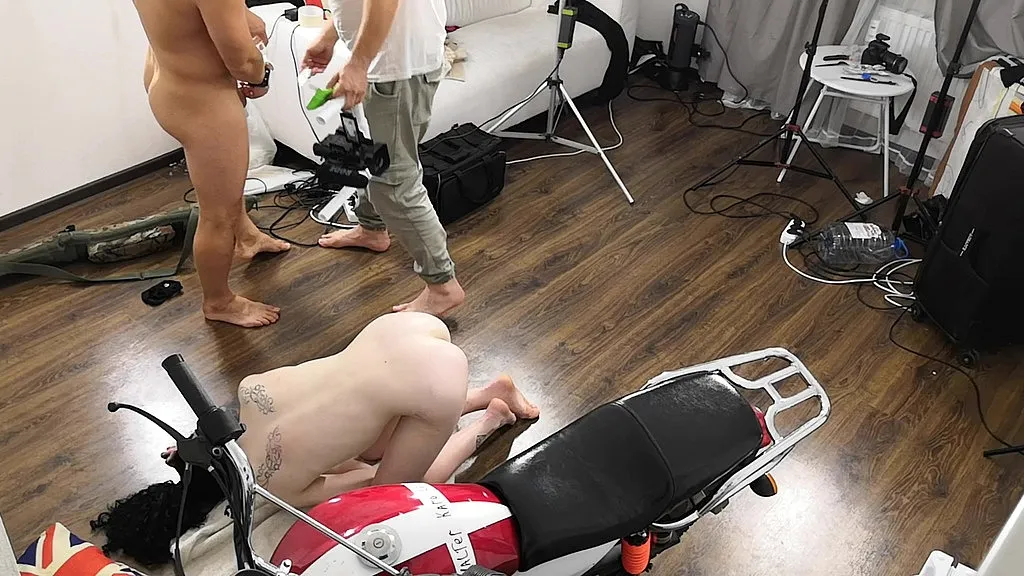 Mr. Anderson and Black Angel - Russian Brunette's First Time HD Anal & Deep Throat