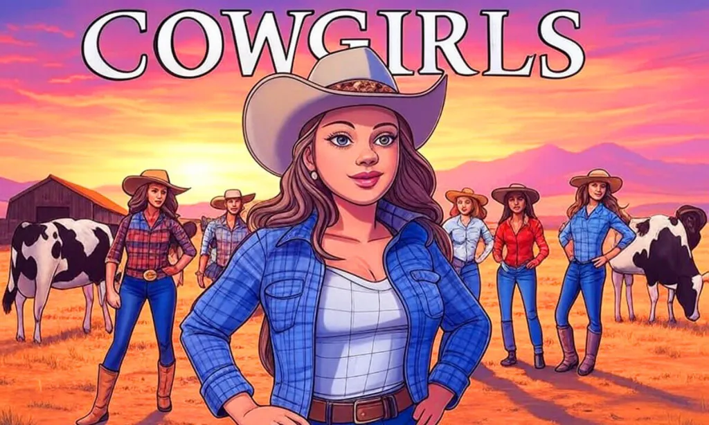 Cowgirl Compilation: Laya Rae, Serena Hill, Carolina Sweets in 180° 4K VR