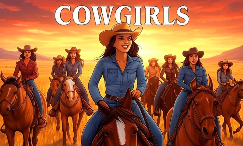Hot Cowgirls - They Are Riding Again: Serena Hill, Leana Lovings, Macy Meadows in 4K VR 180° Creampie Compilation