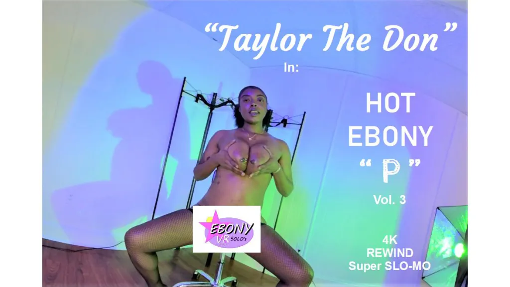 Taylor The Don's Solo Stockings and Tattoos Session - VR 180°, 3D, Binaural Sound