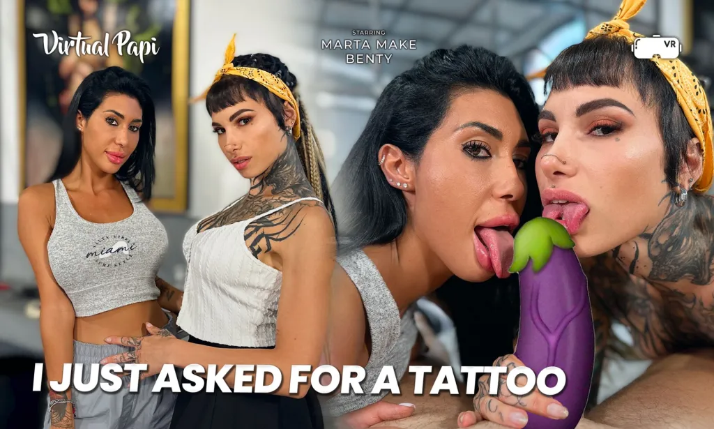 Benty and Marta Make's Threesome: Brunette Blowjobs & Missionary