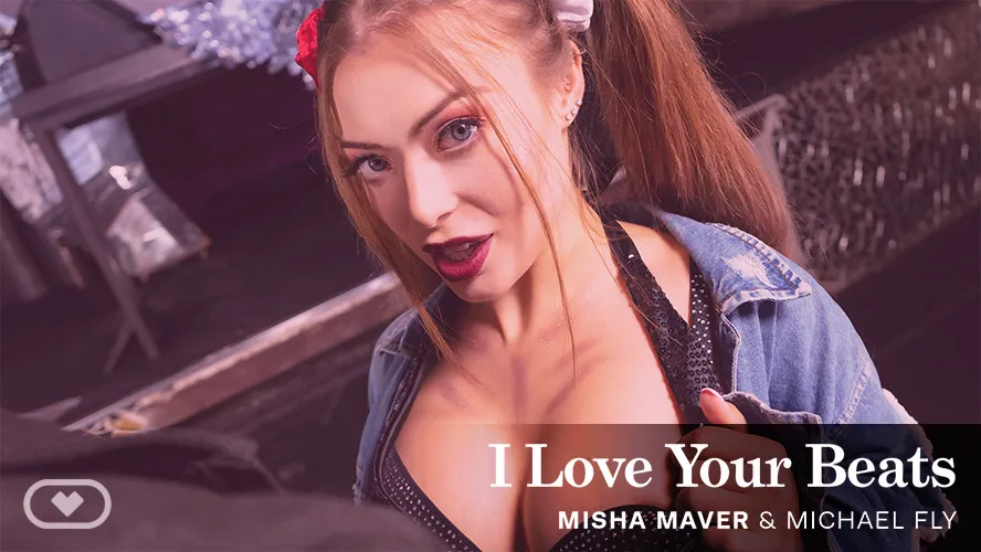 Misha Maver's Intense Backstage Encounter - VR Blowjob and Cowgirl Scenes
