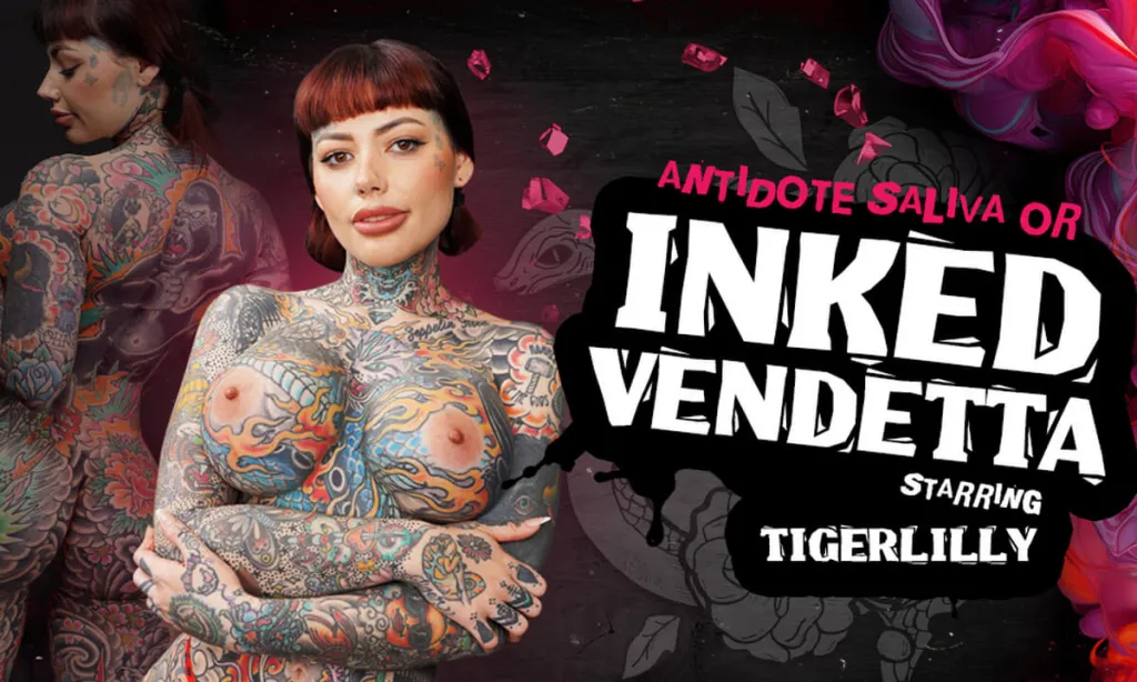 Tiger Lilly's Ink-Fueled 8K VR Experience: Missionary, Doggy, Facial