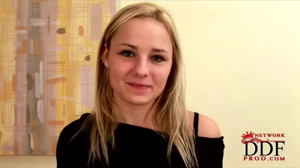 Blonde Czech Girl Claudie: Small Tits Indoor Lingerie HD